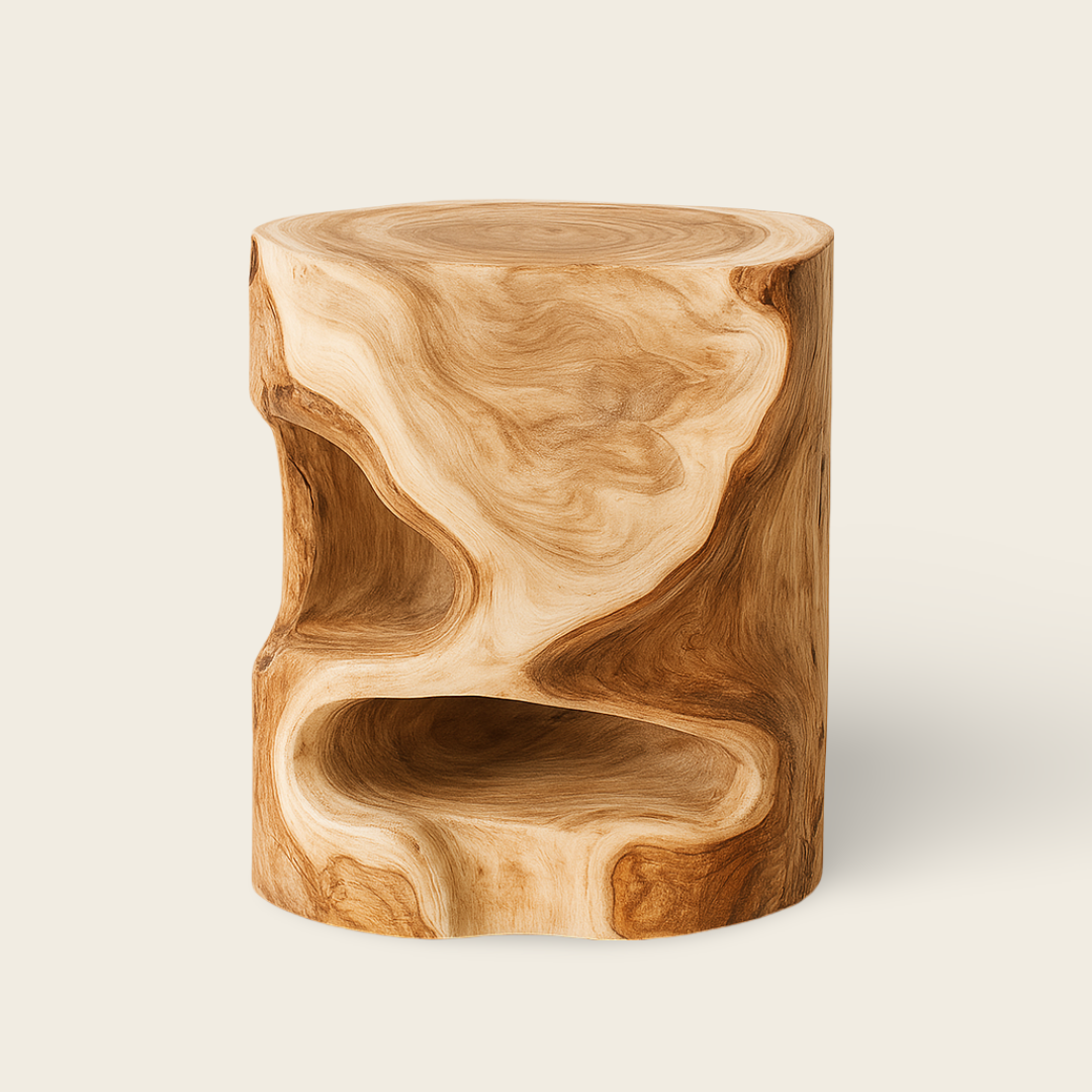 Teak Root Block | Natural Accent | Model JBF-247 | 40x30 cm