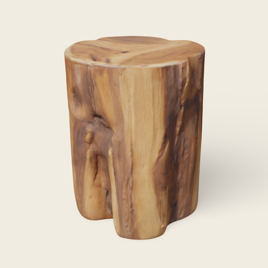 Teak Wood Block | Solid Teak Accent | 45x35 cm