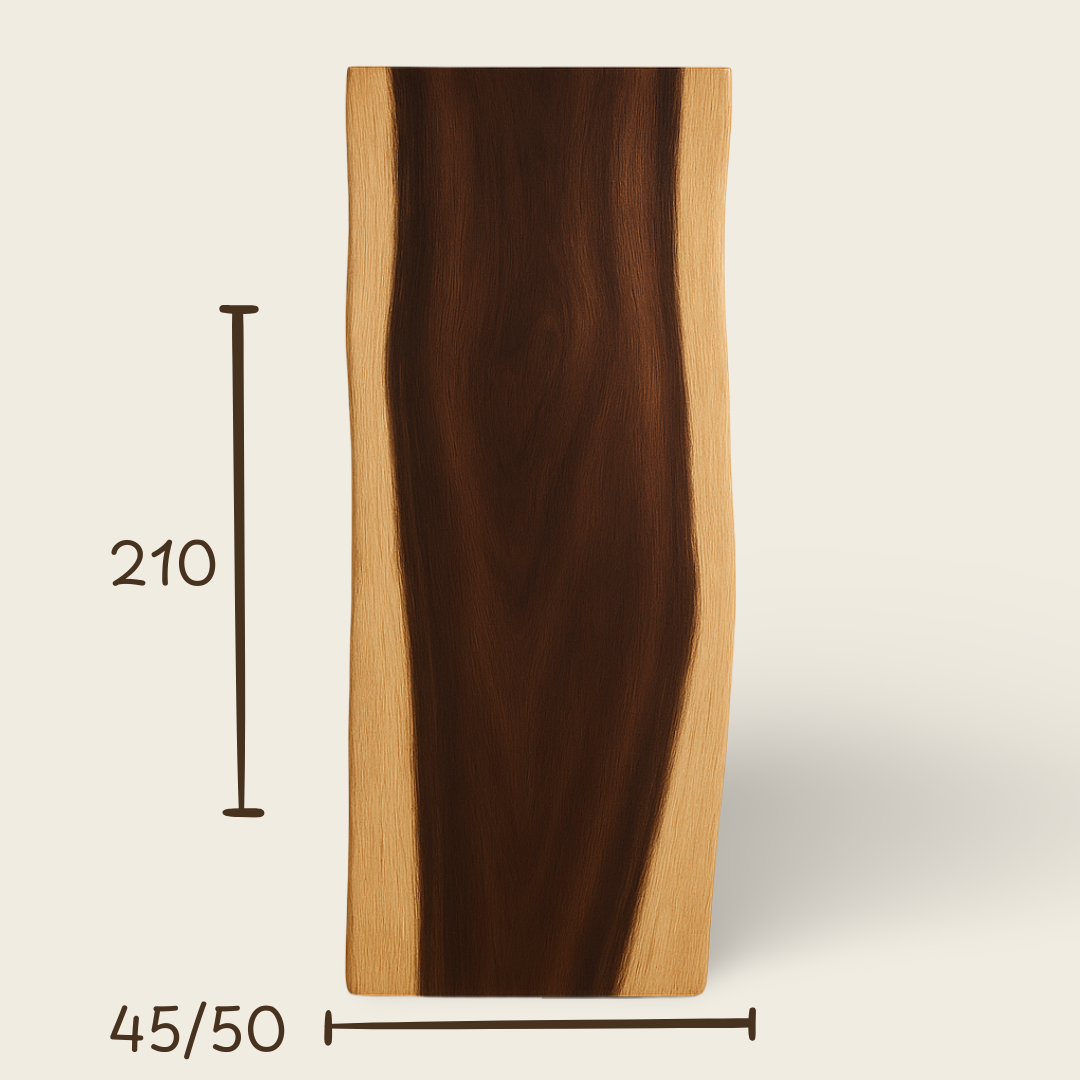 Solid Tree Trunk Slices | Raw Wood Slabs | 210×45/50 cm