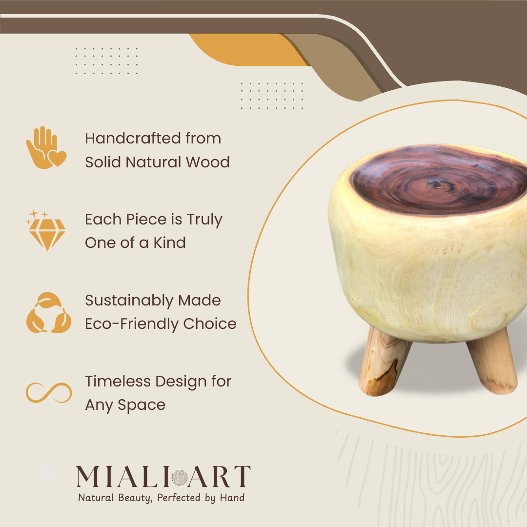 Tree Trunk Block | Model MZ-131 | Rustic Accent | 45x35 cm