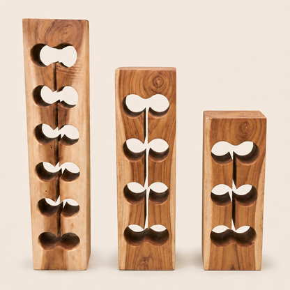 Weinständer “Trunk” | Massivholz-Weinregal | 60x100x120 cm