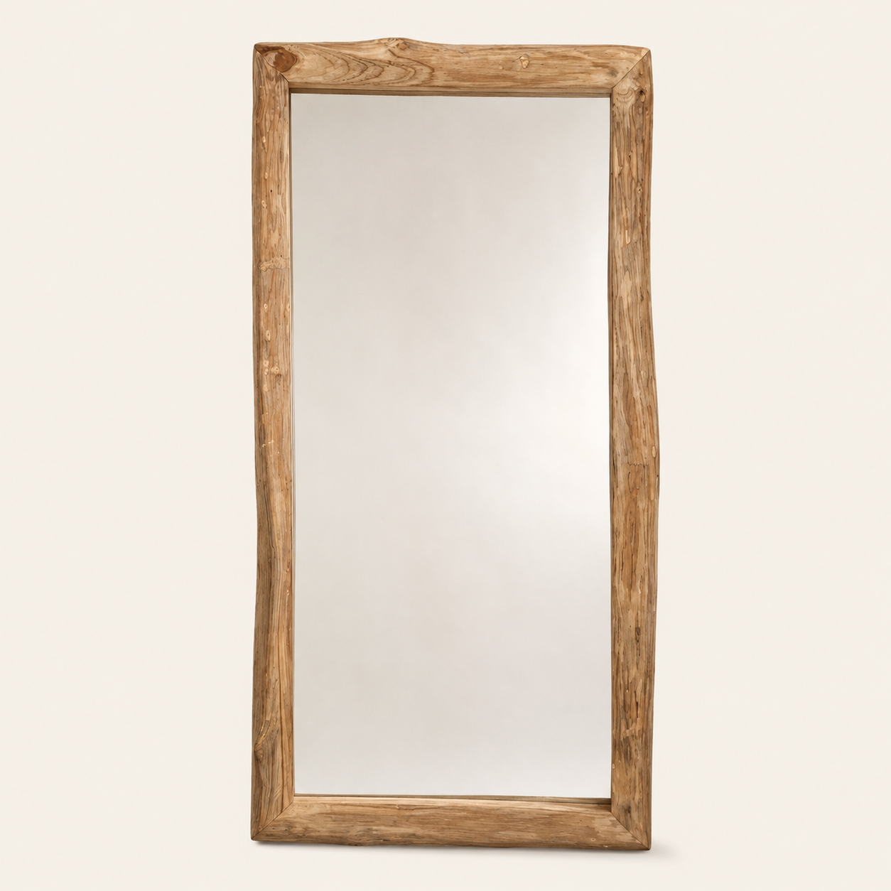 Teak Wood Mirror | Chunky 8 cm Frame | Multiple Size Options
