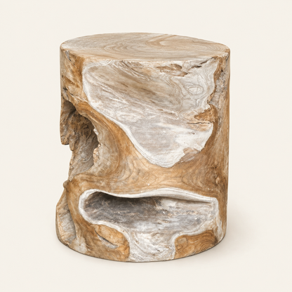 Teak Root Block | Natural Sculptural Accent | 40x30 cm