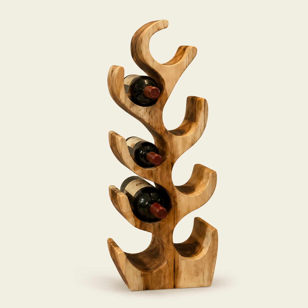 Teak Wine Rack | Handmade | 6, 8 & 12 Bottles