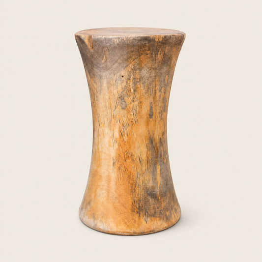 Munggur Log Stool | Handmade | 60x30 cm
