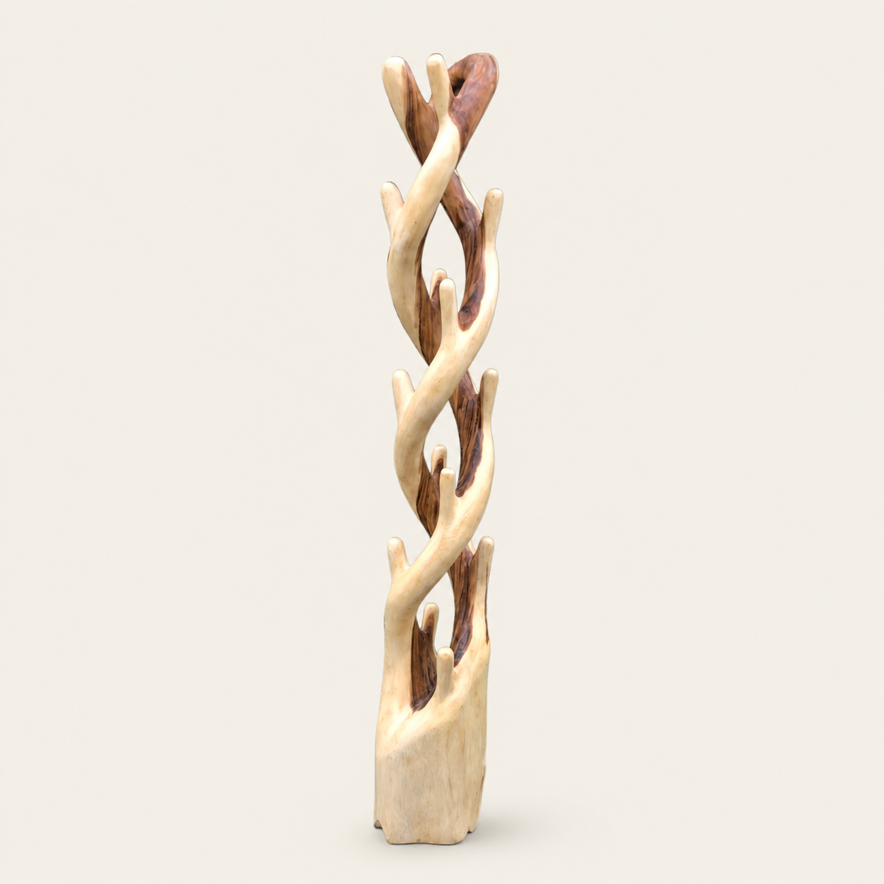 Dekorativer Baumstammständer | Massivholz Natur | Bio-Display-Aufhänger | 180cm