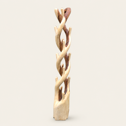 Dekorativer Baumstammständer | Massivholz Natur | Bio-Display-Aufhänger | 180cm