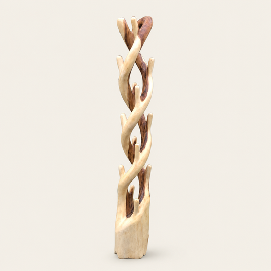 Dekorativer Baumstammständer | Massivholz Natur | Bio-Display-Aufhänger | 180cm