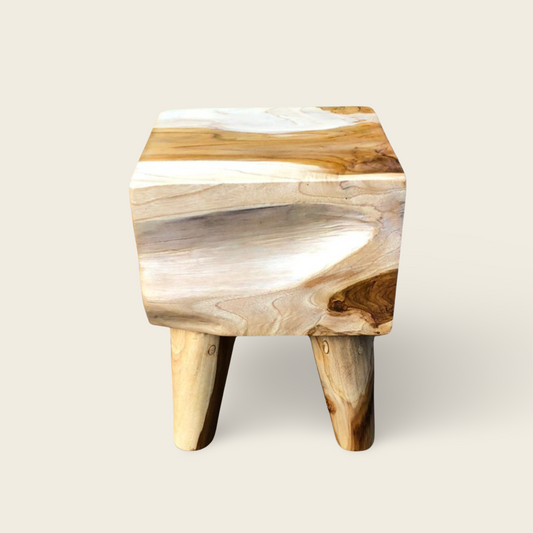 Teak Coffee Table | Handmade Mid-Century | 40x30x30 cm