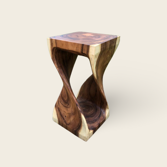 Unique Trunk Stand | Solid Wood Pedestal | 60x30x30 cm
