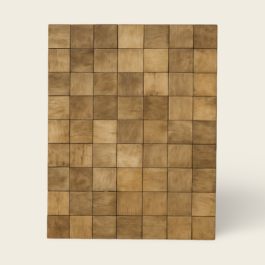 Decorative Teak Wall Art | JBF-281 Panel Design | 100x60 cm