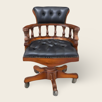 Mahogany Office Chair | Model Captain | 98x65x65 cm