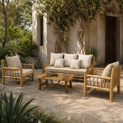 Teak Lounge Set | Pineapple Model | 4-Piece Set