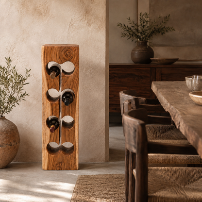 Weinständer “Trunk” | Massivholz-Weinregal | 60x100x120 cm