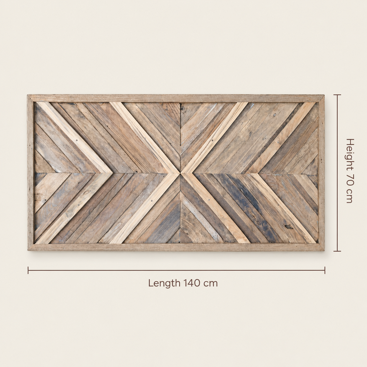 Reclaimed Wood Wall Art | Handcrafted Panel | 3 Size Options