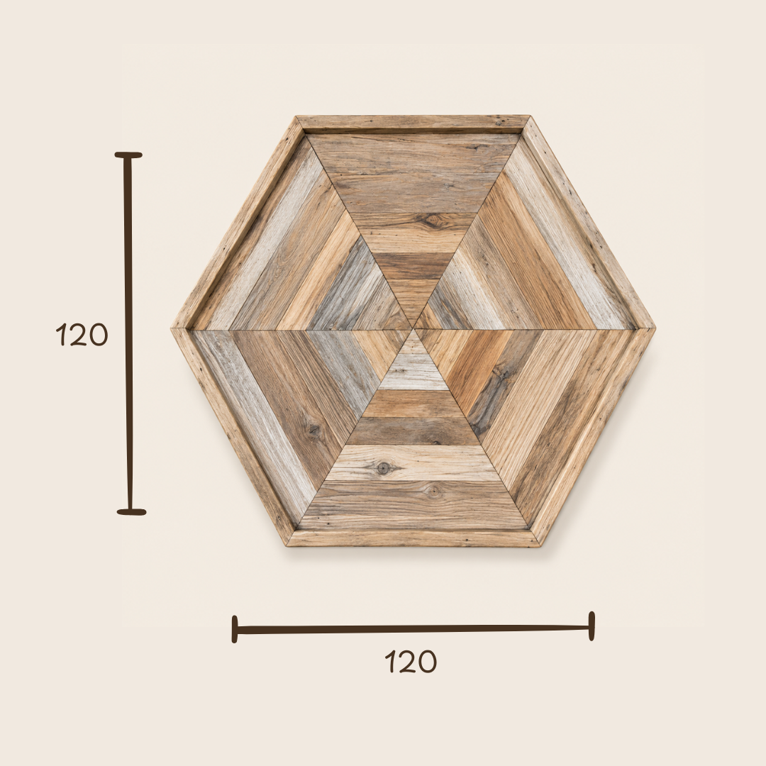 Reclaimed Wood Wall Art | Textured Panel | 3 Sizes