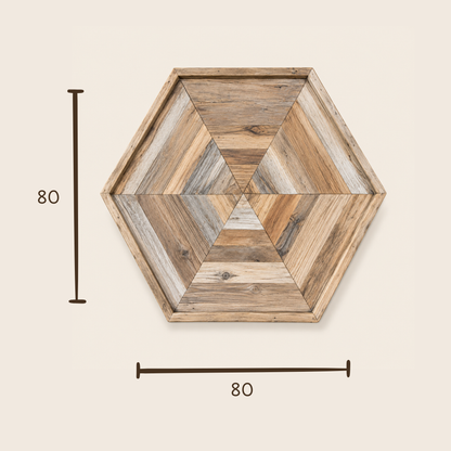 Reclaimed Wood Wall Art | Textured Panel | 3 Sizes