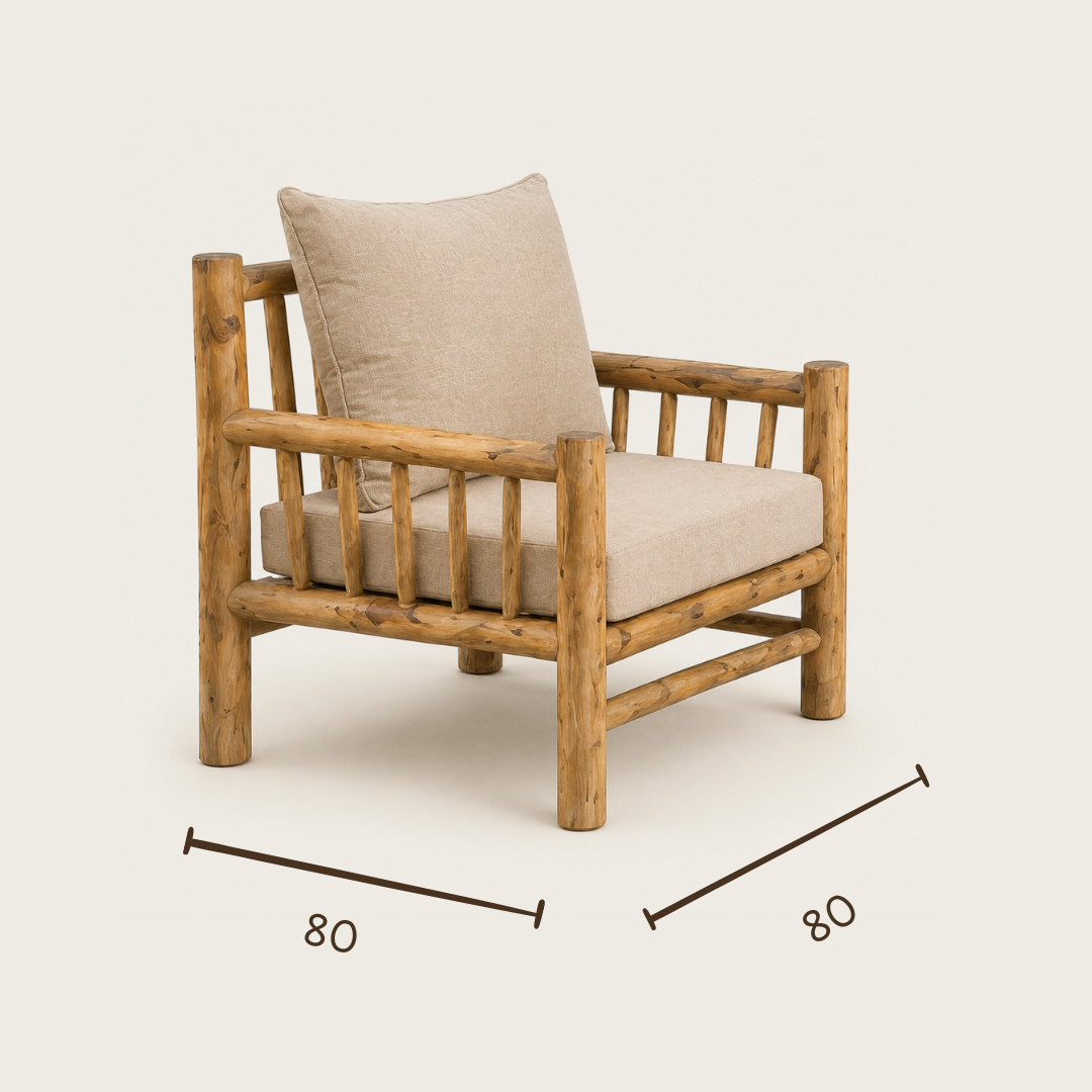 Teak Lounge Set | Pineapple Model | 4-Piece Set