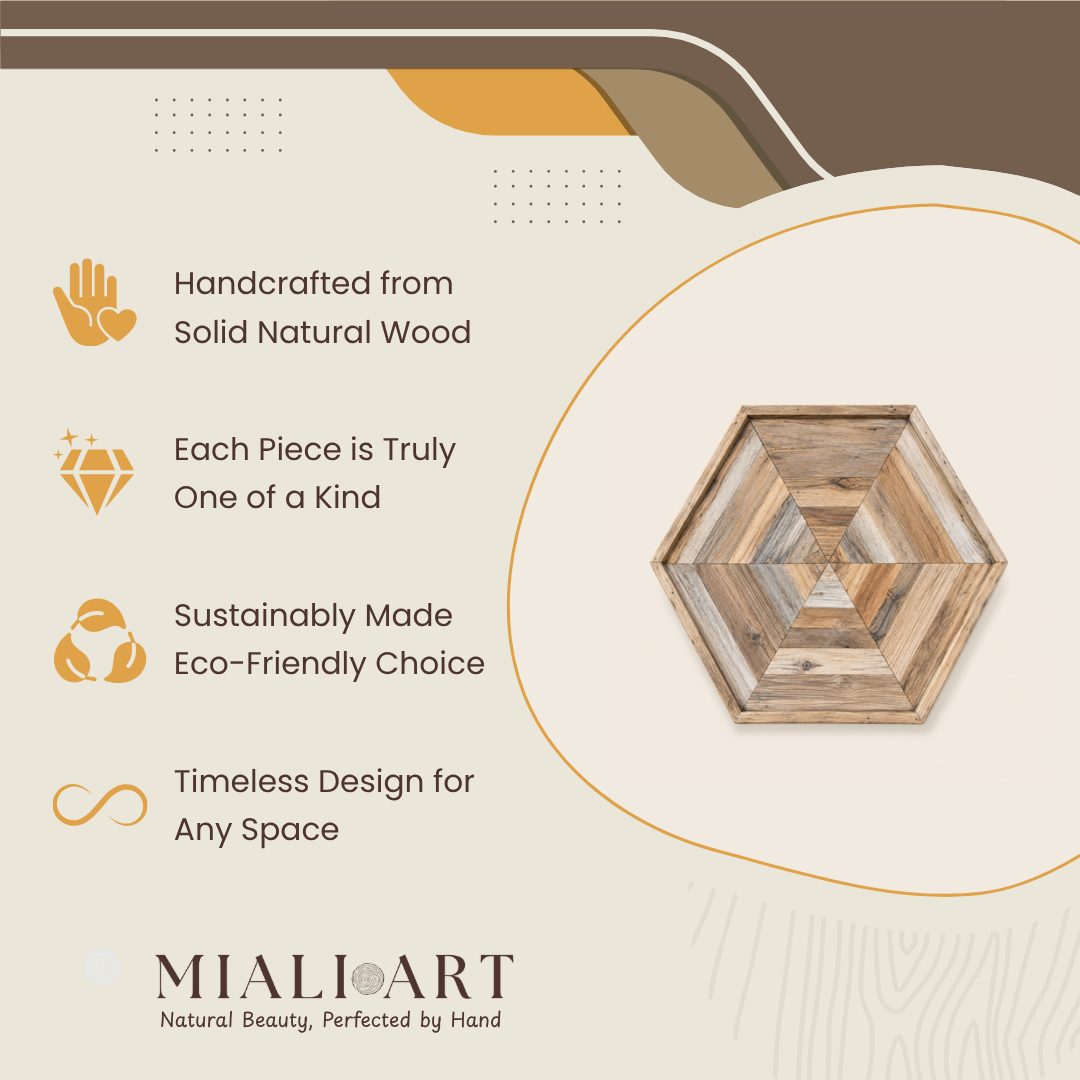 Reclaimed Wood Wall Art | Textured Panel | 3 Sizes
