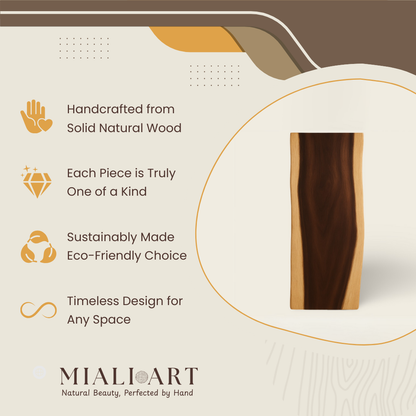 Solid Tree Trunk Slices |  Raw Wood Slabs | 210×45/50 cm
