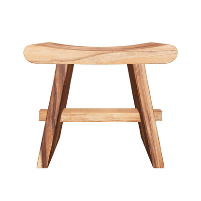 Sate Hocker aus Stammholz | Rustikaler Sitz aus Massivholz | 45x30x50 cm