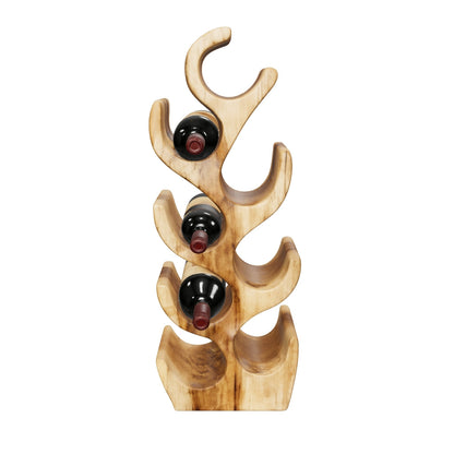 Weinregal aus Teakholz | Handgefertigt | 6, 8 & 12 Flaschen