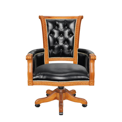 Luxury Office Chair | Genuine Leather | Selina | 80x60x70 cm