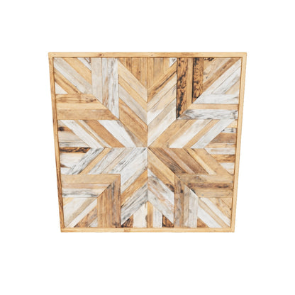 Reclaimed Wood Wall Art | Handcrafted Panel | 3 Sizes