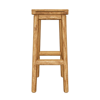 Young Teak Bar Table & Stool | Handmade Natural Wood Furniture