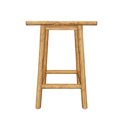 Young Teak Bar Table & Stool | Handmade Natural Wood Furniture
