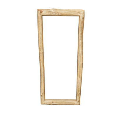 Teak Wood Mirror | Chunky 8 cm Frame | Multiple Size Options