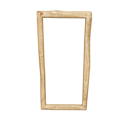 Teak Wood Mirror | Chunky 8 cm Frame | Multiple Size Options