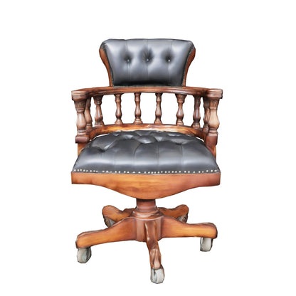 Mahogany Office Chair | Model Captain | 98x65x65 cm