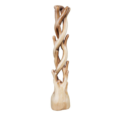 Decorative Tree Trunk Stand | Natural Solid Wood | Organic Display Hanger | 180cm