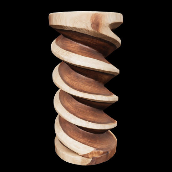 Twisted Trunk Stand in Home Décor Setting | Miali Art